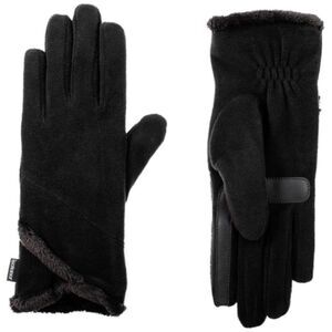 Isotoner Women Lined Recycled Stretch Fleece Water Repellant Gloves One …